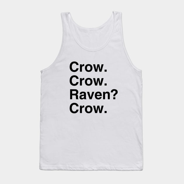 crow! Tank Top by amigaboy